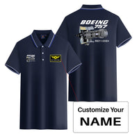 Thumbnail for Boeing 757 & Rolls Royce Engine (RB211) Designed Stylish Polo T-Shirts (Double-Side)