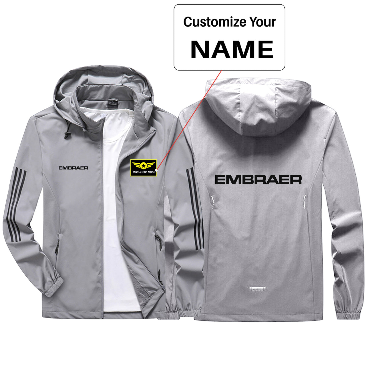 Embraer & Text Sport & Running Jackets