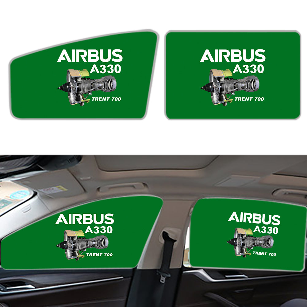 Airbus A330 & Trent 700 Engine Designed Car Sun Shade (Side window)
