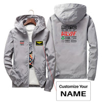 Thumbnail for Airline Pilot Label Designed Thin Windbreaker Jackets