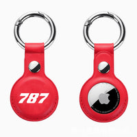 Thumbnail for 787 Flat Text Design Airtags Leather Cases