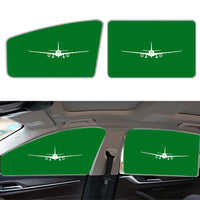 Thumbnail for Airbus A330 Silhouette Designed Car Sun Shade (Side window)