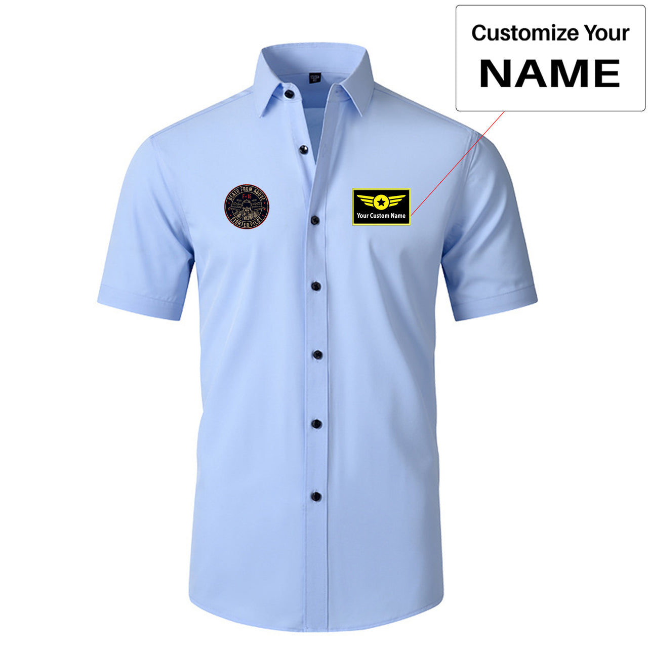 Fighter Jet 16 - Death From Above Designed Short Sleeve Shirts