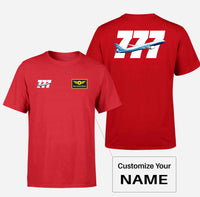 Thumbnail for Super Boeing 777 Designed Double-Side T-Shirts