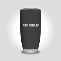 Thumbnail for Remove Before Flight 2 Designed Tumbler Travel Mugs