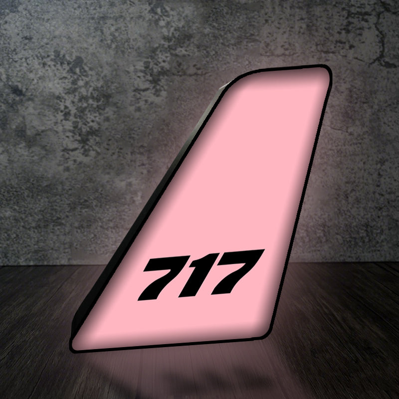 717 Flat Text Designed Led Aircraft Tail & 3D Lamp - view 5