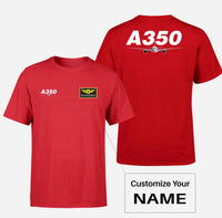 Thumbnail for Super Airbus A350 Designed Double-Side T-Shirts