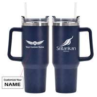 Thumbnail for Sri Lankan Airlines 40oz Stainless Steel Car Mug With Holder