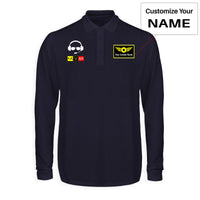 Thumbnail for AV8R 2 Designed Long Sleeve Polo T-Shirts