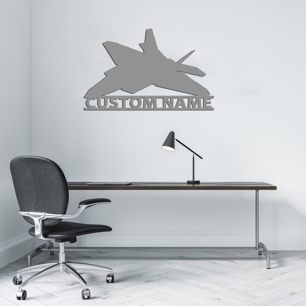 The Lockheed Martin F22 Designed Wall Metal Signs