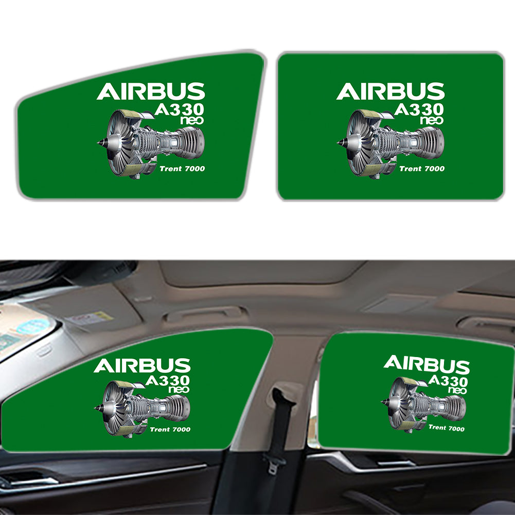 Airbus A330neo & Trent 7000 Designed Car Sun Shade (Side window)