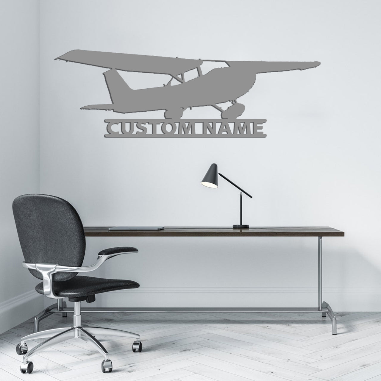 The Cessna 172 Designed Wall Metal Signs