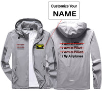 Thumbnail for I Fly Airplanes Sport & Running Jackets