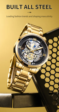 Thumbnail for Night Light Skeleton Quartz Wristwatch