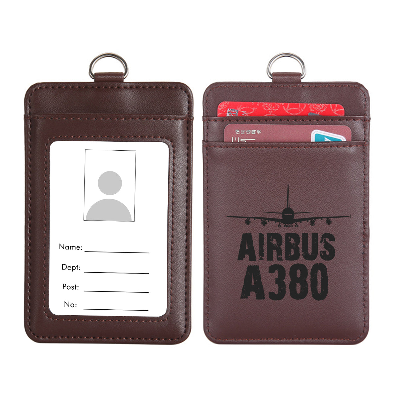 Airbus A380 & Plane Designed ID Card Holder