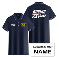 Thumbnail for Amazing 737 Max Designed Stylish Polo T-Shirts (Double-Side)