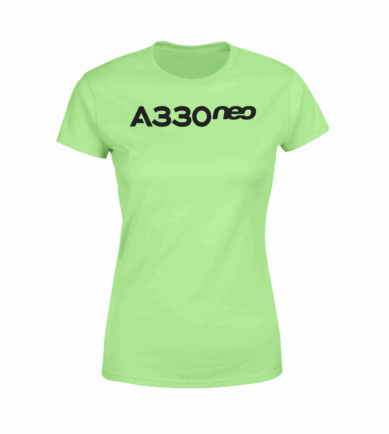 A330neo & Text Designed Women T-Shirts
