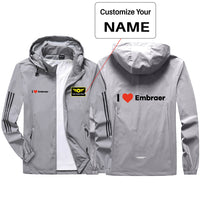 Thumbnail for I Love Embraer Sport & Running Jackets