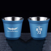 Thumbnail for ATR-72 & Plane Designed Double Wall Stainless Steel Coffee Mugs