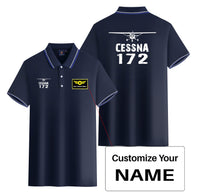 Thumbnail for Cessna 172 & Plane Designed Stylish Polo T-Shirts (Double-Side)