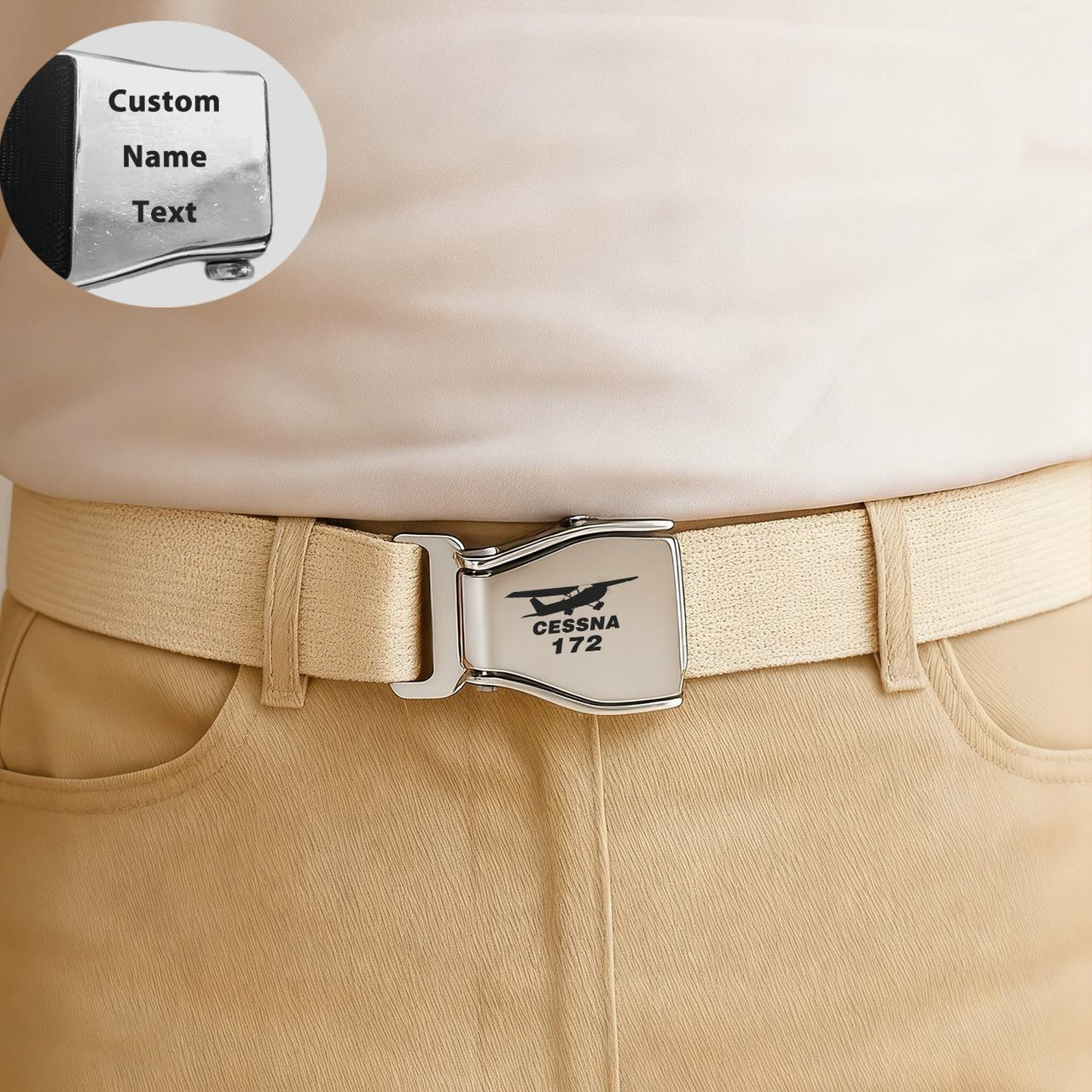 The Cessna 172 Designed Fashion Airplane Seat Belts