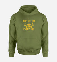 Thumbnail for Don't Disturb I'm Flying Designed Hoodies