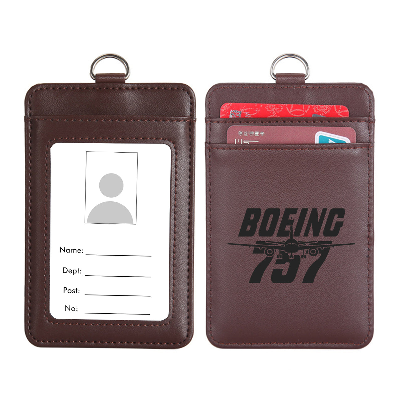 Amazing Boeing 757 Designed ID Card Holder