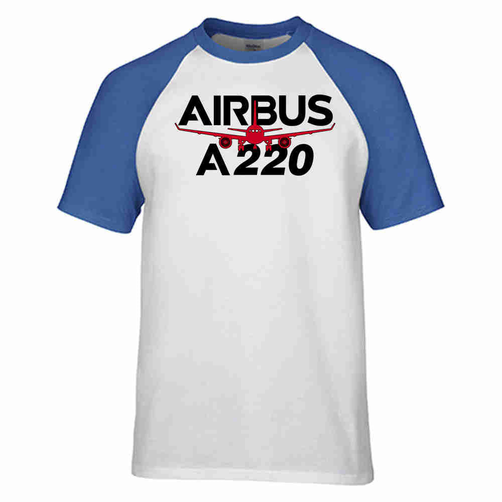 Amazing Airbus A220 Designed Raglan T-Shirts
