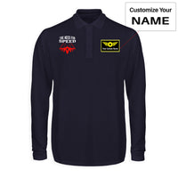 Thumbnail for The Need For Speed Designed Long Sleeve Polo T-Shirts
