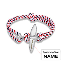 Thumbnail for (Edition 4) - Thinner & Small Airplane Designed Bracelets Silver (Adjustable)