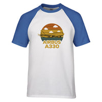 Thumbnail for Retro Airbus A330 Designed Raglan T-Shirts