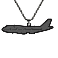 Thumbnail for Boeing 747 - Queen of the Skies Designed Hollow Necklace