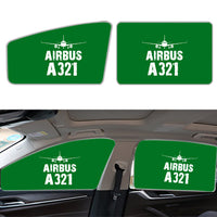 Thumbnail for Airbus A321 & Plane Designed Car Sun Shade (Side window)