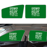 Thumbnail for Airline Pilot Label Designed Car Sun Shade (Side window)