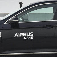Thumbnail for Airbus A310 & Text Designed Car Sticker
