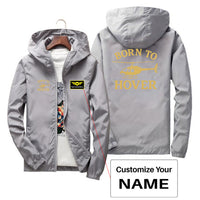 Thumbnail for Born To Hover Designed Thin Windbreaker Jackets