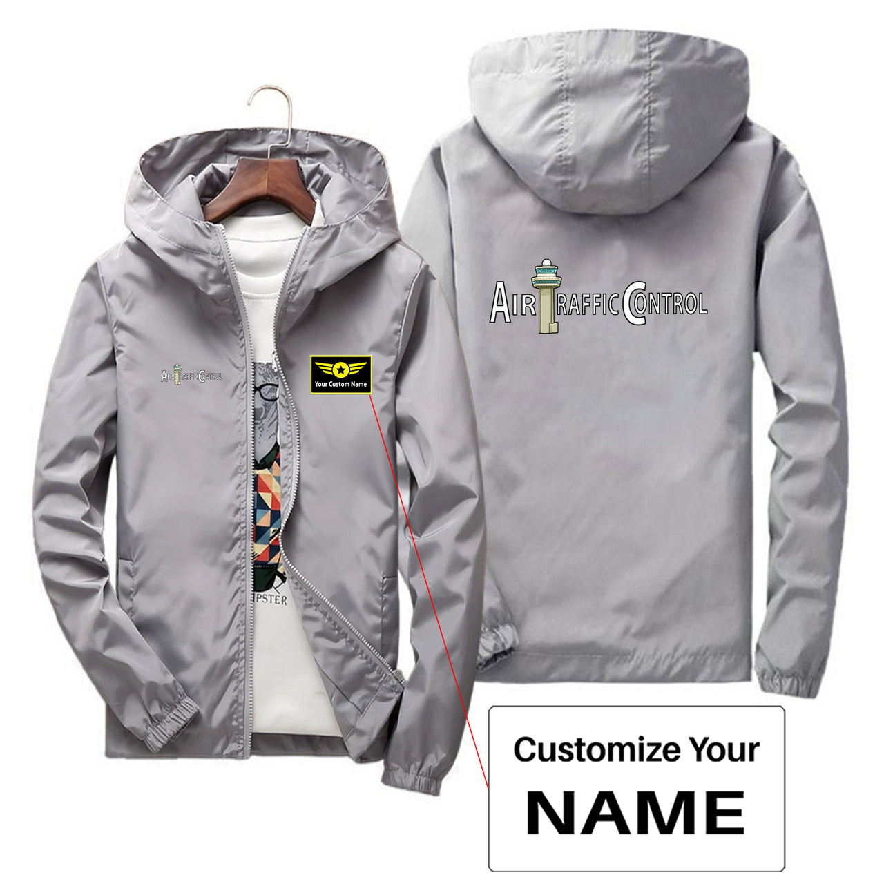 Air Traffic Control Designed Thin Windbreaker Jackets