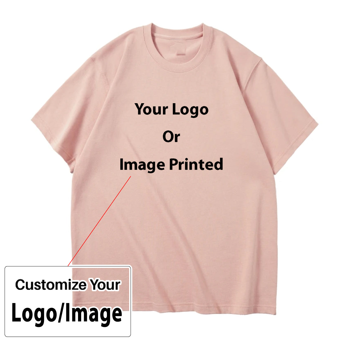 Custom Design Image Logo Designed Relax Fit Relax Fit T-Shirts