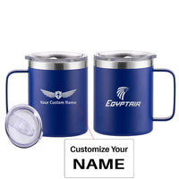 Thumbnail for Egyptair Airlines Designed Stainless Steel Laser Engraved Mugs