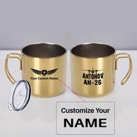 Thumbnail for Antonov AN-26 & Plane Designed Stainless Steel Portable Mugs