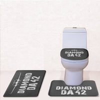 Thumbnail for Diamond DA42 & Plane Designed Toilet Seat Cover Three-piece Set