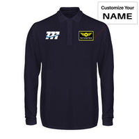 Thumbnail for Super Boeing 777 Designed Long Sleeve Polo T-Shirts