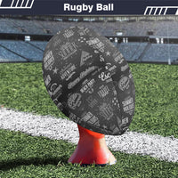 Thumbnail for Black & White Super Travel Icons Designed Rugby