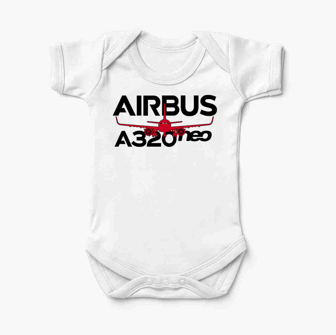 Amazing Airbus A320neo Designed Baby Bodysuits