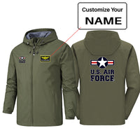 Thumbnail for US Air Force Designed Rain Jackets & Windbreakers