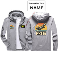 Thumbnail for Retro Fighter Jet F15 Design Sport & Running Jackets