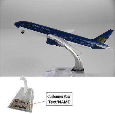 Vietnam Airlines Boeing 777 Airplane Model (16CM) aviation themed 16-18cm scale model aircraft, diecast metal.