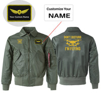 Thumbnail for Don't Disturb I'm Flying Designed Embroidered Patch Attachable Jackets