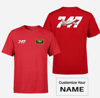 Thumbnail for Super Boeing 747 Intercontinental Designed Double-Side T-Shirts
