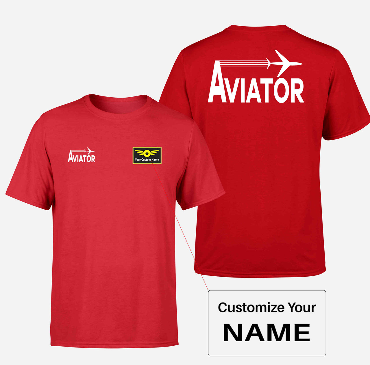 Aviator Double-Side T-Shirts